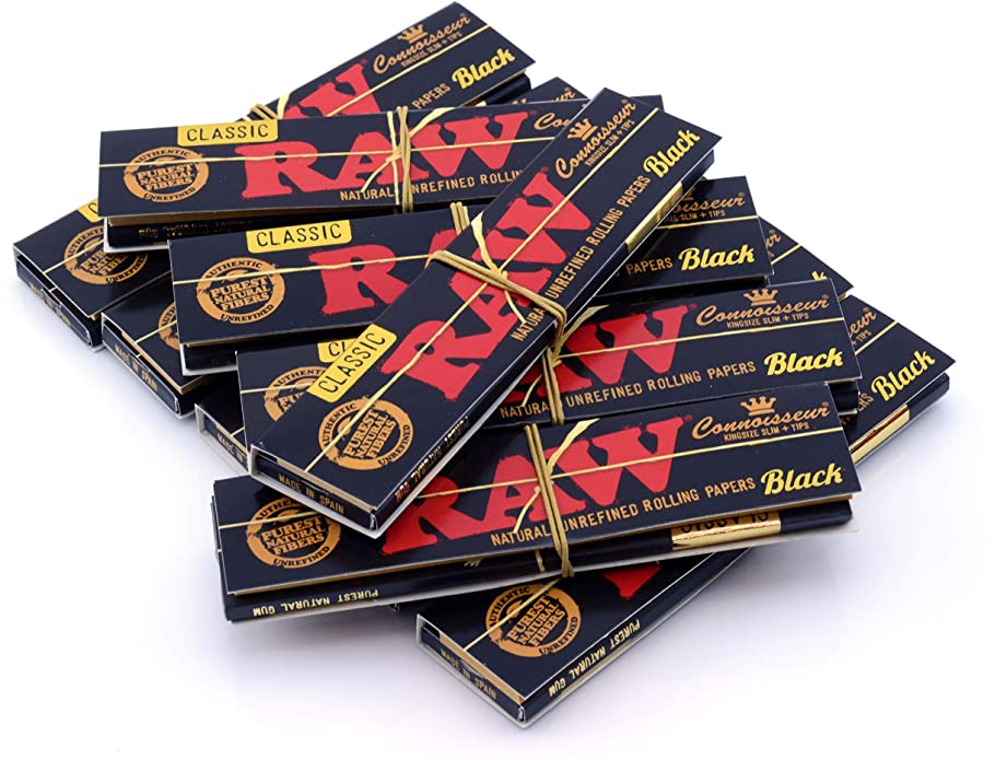 RAW Black Classic  Kingsize Slim Connoisseurs