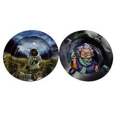 Astronaut Cat Pictures & Granny's Premium Ashtray Metal Ashtray