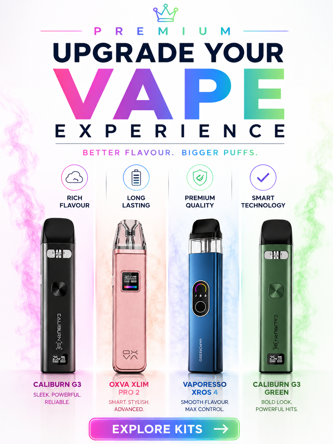 wicked e cigarettes arc 5 Best Selling E-cig Kit TOTALLY WICKED E-CIGARETTES AND E-LIQUIDS