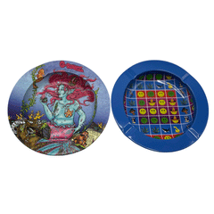 G-ROLLZ Canna Bath Ariel & Decorative Tray Printed Metal Ashtray