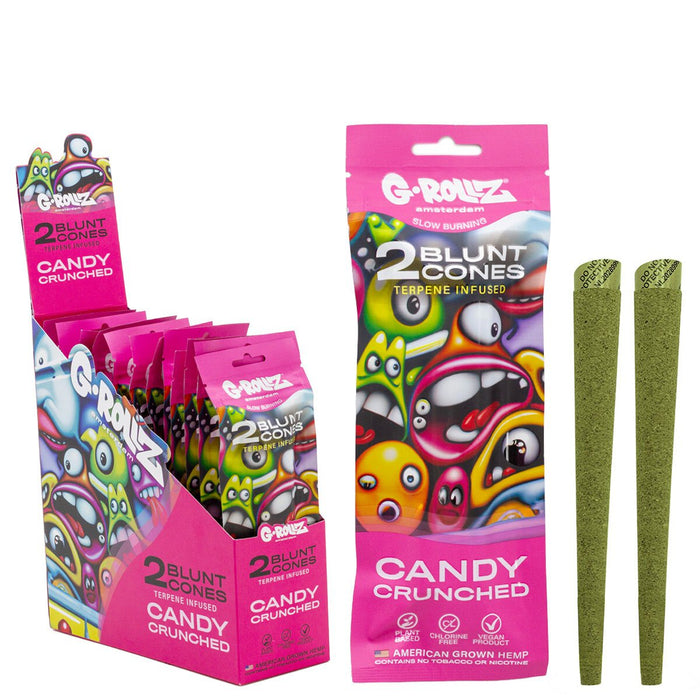 G-Rollz |  'Candy Crunched' Terpene-infused Pre-rolled Hemp Cones