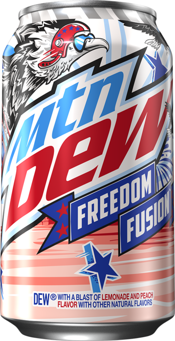 Mountain Dew USA Freedom Fusion (12 x 0,355 Liter Cans)