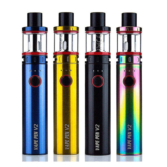 SMOK Vape Pen V2 Kit with built-in battery and refillable tank for MTL and DTL vaping

