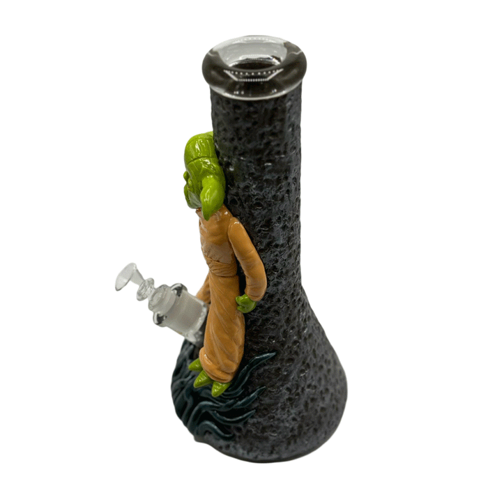 Star Wars Yoda CLAY AND Glass BONG Water Pipe