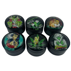 Stoner Girl Grinder Central Chamber Multiple Holes Grinding Teeth