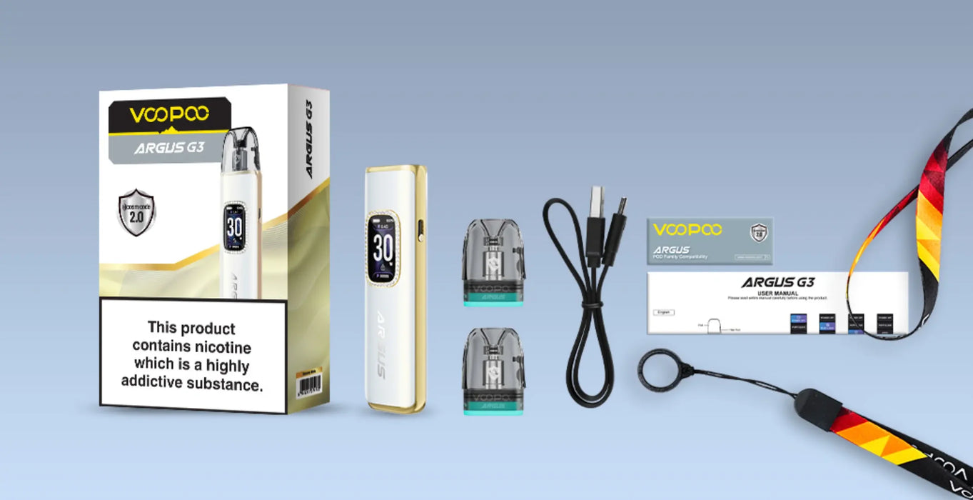 Buy Voopoo Argus G3 Vape Kit Smart, Stylish & Powerful Wicked Plug Buy Voopoo Argus G3 Vape Kit Smart, Stylish & Powerful Wicked Plug