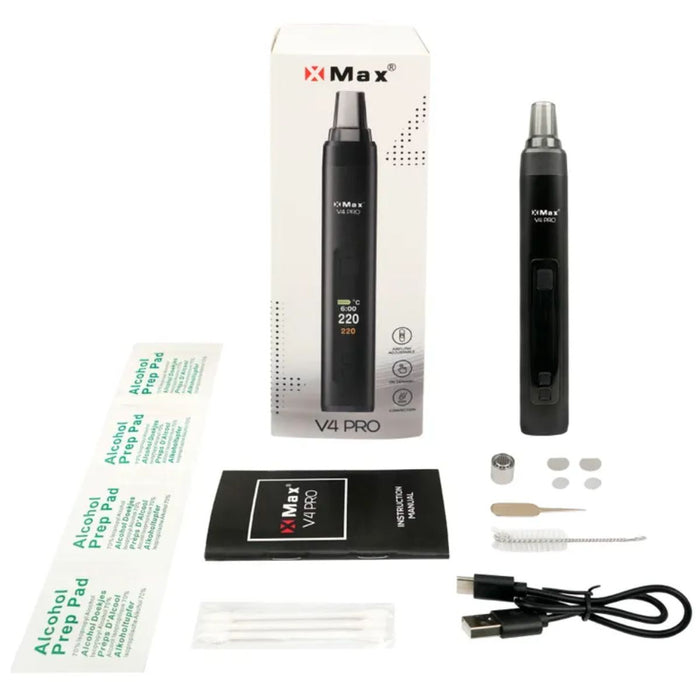 XMax V4 Pro Dry Herb Vaporizer – Portable Convection Herb Vape