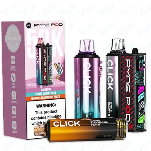 Pyne Pod Click 50K Prefilled Pod Kit – 50,000 Puffs Smart Vape System