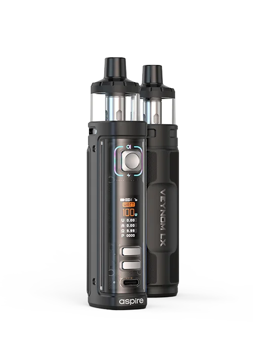 Aspire Veynom LX Vape Kit in black fade color