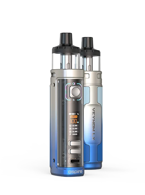 Aspire Veynom LX Vape Kit in Blue Fade color
