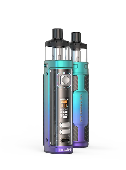Aspire Veynom LX Vape Kit in Teal to Purple Fade color