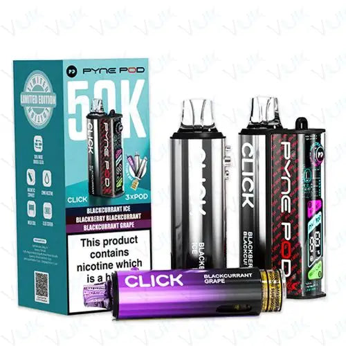 Pyne Pod Click 50K Prefilled Pod Kit – 50,000 Puffs Smart Vape System