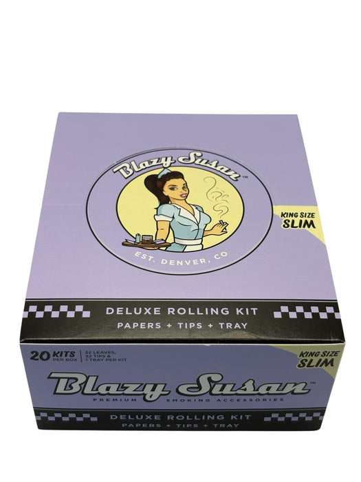 Purple coloured Blazy Susan Deluxe Rolling Kit Full Box