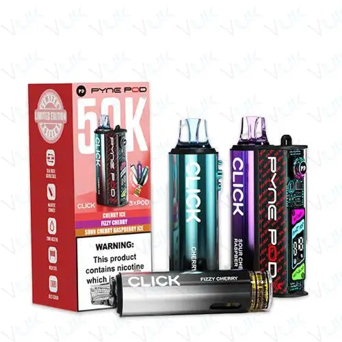 Pyne Pod Click 50K Prefilled Pod Kit – 50,000 Puffs Smart Vape System