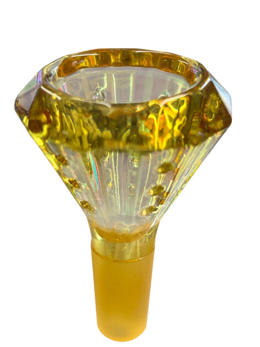 Diamond Cut Glass Bowl – 14.5mm Male Joint Accessory