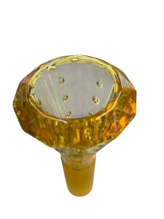 Diamond Cut Glass Bowl – 14.5mm Male Joint Accessory