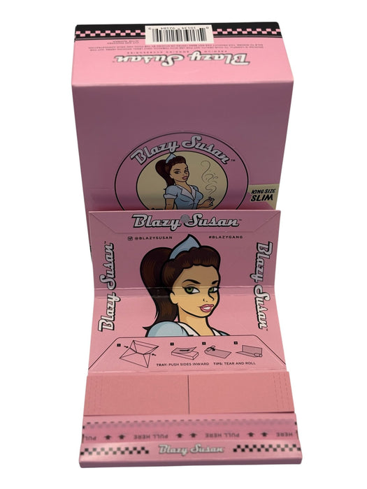 Blazy Susan Deluxe Rolling Kit Pink Full Box