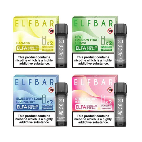 Elf Bar Elfa Replacement Pods -Vape Puff Disposable