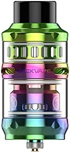 Geekvape P Sub-Ohm Tank in rainbow finish with dual-slot airflow and leakproof design