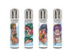 GOOD LUCK 2A Clipper Lighter Collection featuring multiple designs