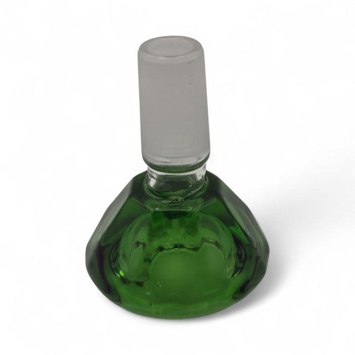 Male Green Glass Tobacco Water Pipe