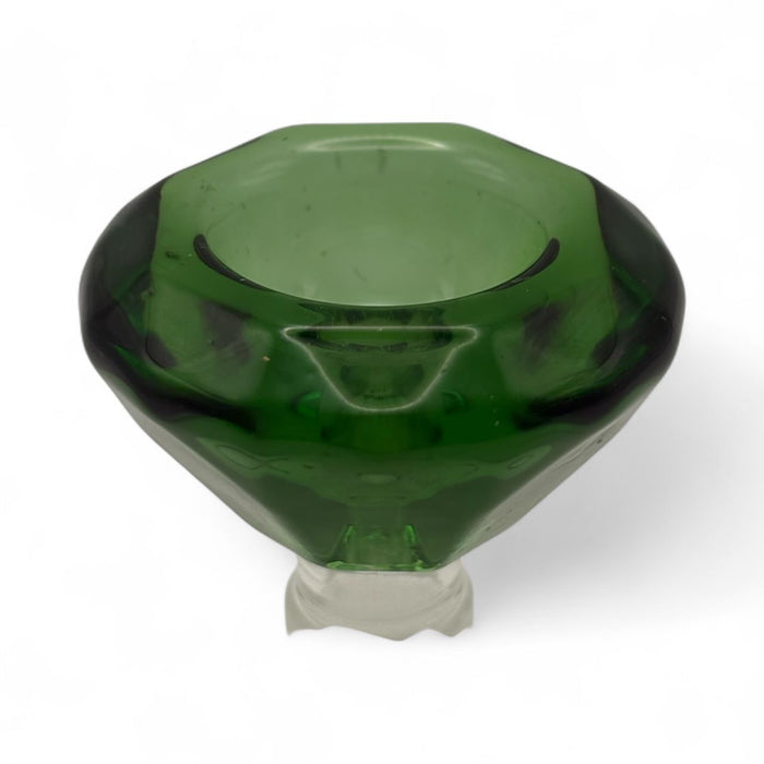 Male Green Glass Tobacco Water Pipe