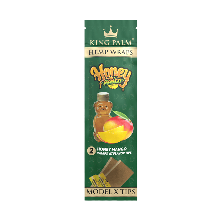 King Palm 2pk Hemp Wrap Honey Mango