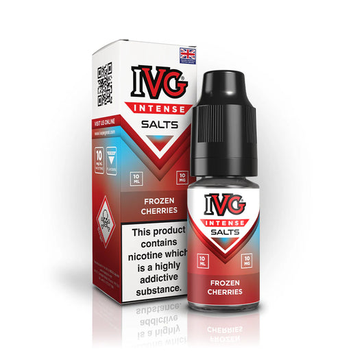 IVG Intense Salts Frozen Cherries e-liquid in red