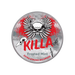 Killa Frosted Mint nicotine pouches in a round can with cool mint design