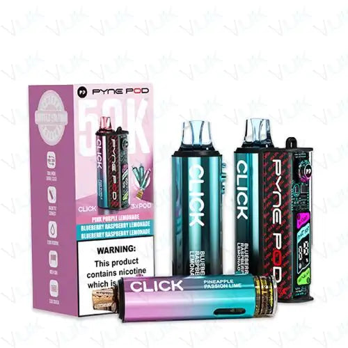 Pyne Pod Click 50K Prefilled Pod Kit – 50,000 Puffs Smart Vape System