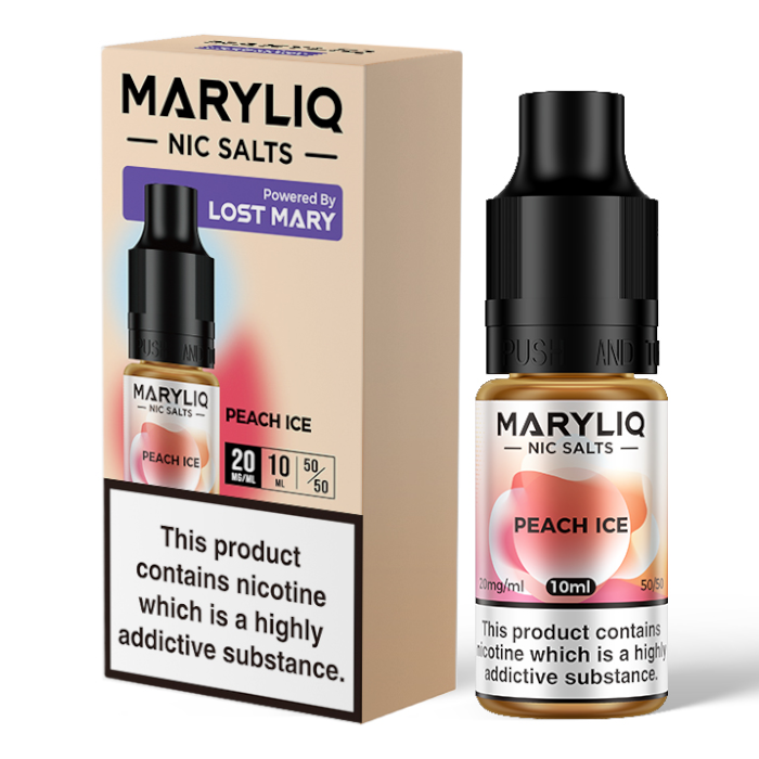 Lost Mary MARYLIQ Nic Salts - Peach Ice - 10m