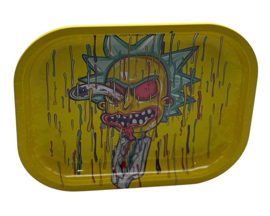 Melted Minds Rolling Tray – Psychedelic Cartoon Drip Art