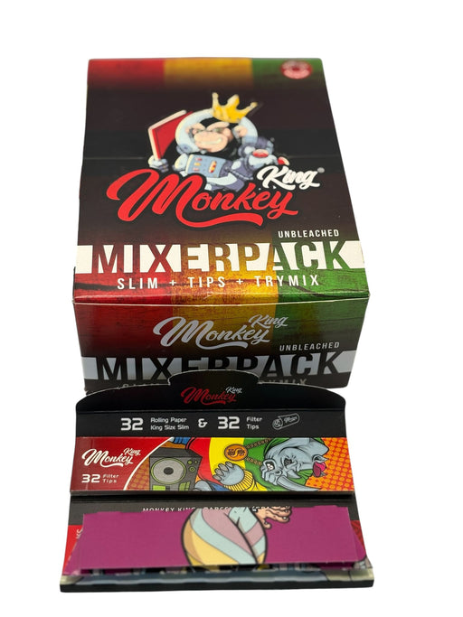 Monkey King Mixerpack with Papers + Tips + Tray Full Box