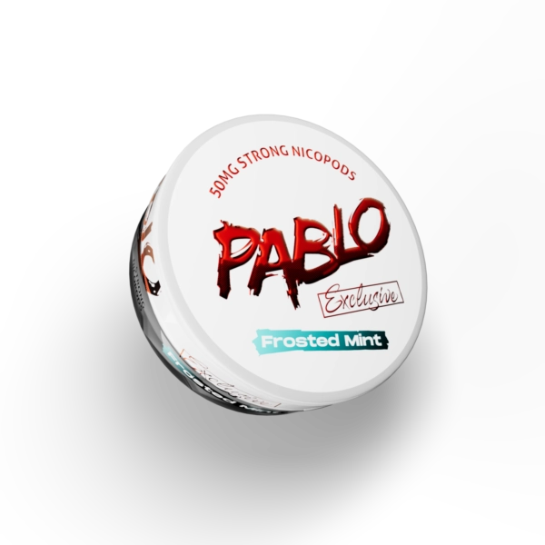 Pablo Exclusive Frosted Mint Nicopods pack for vaping