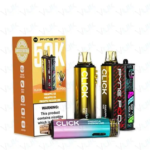 Pyne Pod Click 50K Prefilled Pod Kit – 50,000 Puffs Smart Vape System
