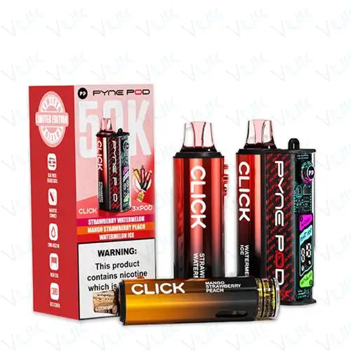 Pyne Pod Click 50K Prefilled Pod Kit – 50,000 Puffs Smart Vape System