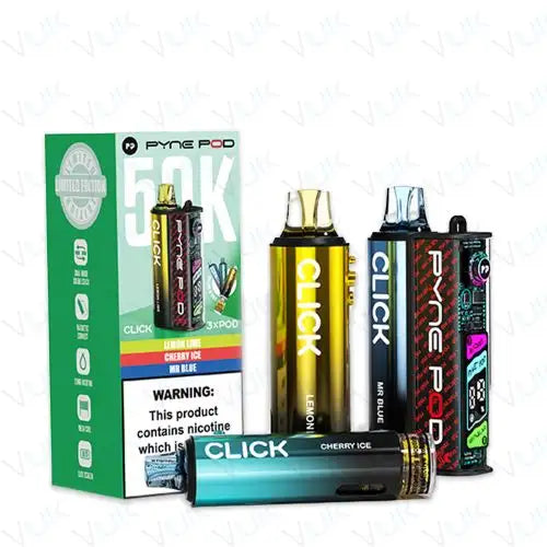 Pyne Pod Click 50K Prefilled Pod Kit – 50,000 Puffs Smart Vape System