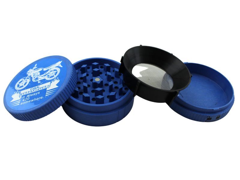 Herb Grinders 4-Part Plastic GRINDER 'Bike' Designed