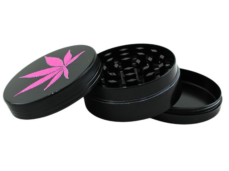 3-Part Atomic Leaf Design Herb Metal GRINDER