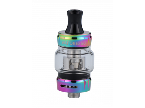 Vaporesso GTX 18 Tank in rainbow – vibrant MTL tank with leakproof design  
