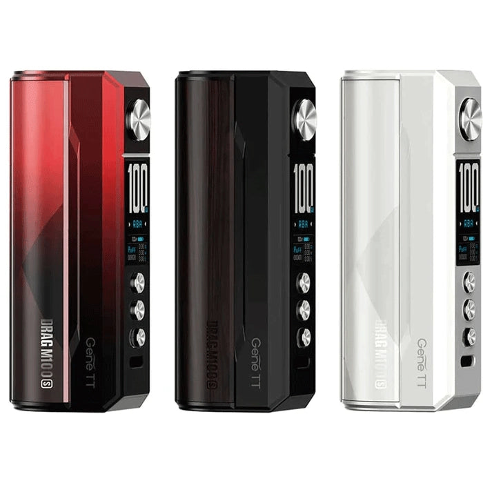 VOOPOO DRAG M100S 100W Mod is a sleek and powerful vaping device